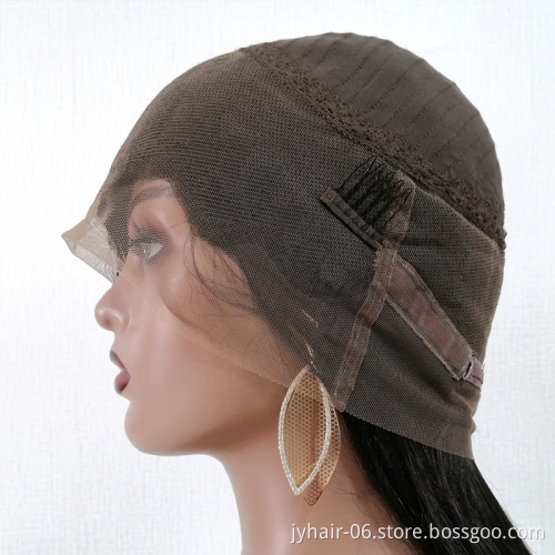 Wholesale human hair wigs 360 full lace 150% 180% 250% transparent  pre-plucked 360 lace frontal wigs for black women